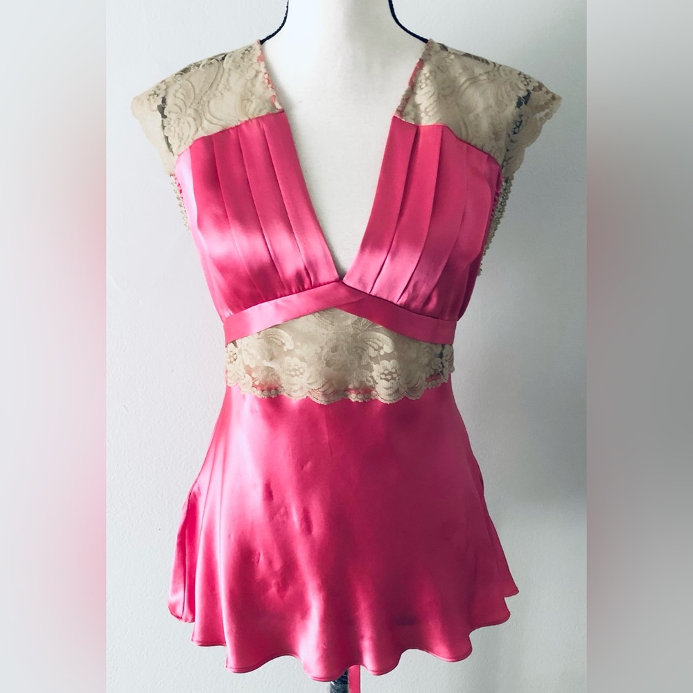 VTG Y2K To the Max Silk Blouse